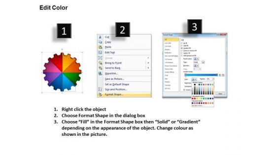 PowerPoint Presentation Gear Process Teamwork Ppt Slide