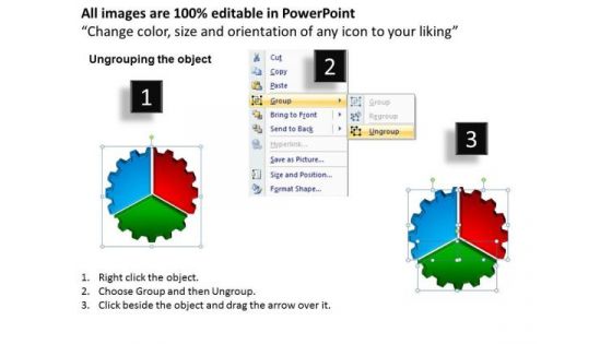 PowerPoint Presentation Gear Process Teamwork Ppt Slides