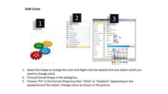 PowerPoint Presentation Gears Process Business Ppt Slides
