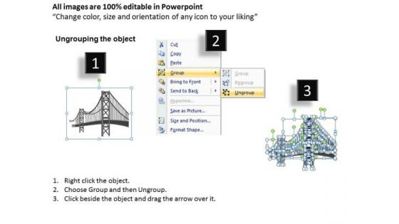 PowerPoint Presentation Graphic Bridge Chart Ppt Template