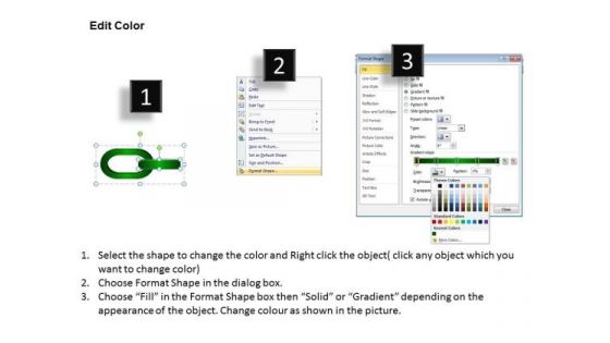 PowerPoint Presentation Graphic Chains Flowchart Ppt Slide