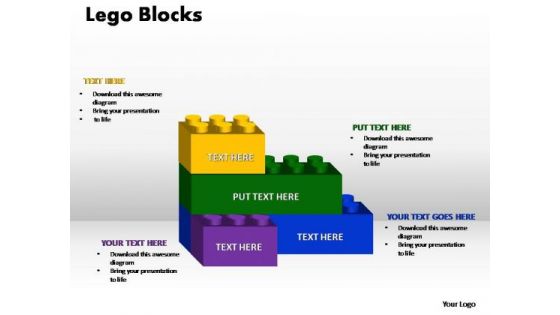 PowerPoint Presentation Graphic Lego Ppt Theme