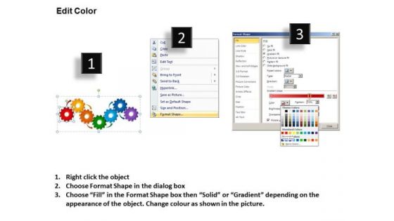 PowerPoint Presentation Growth Gears Process Ppt Themes