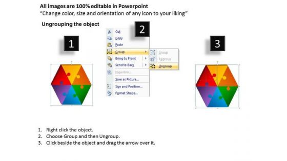 PowerPoint Presentation Hexagon Puzzle Business Ppt Slides