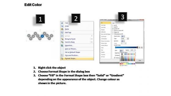 PowerPoint Presentation Leadership Gears Ppt Slides