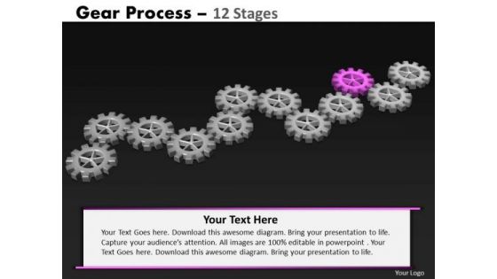 PowerPoint Presentation Leadership Gears Process Ppt Template