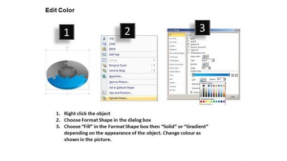 PowerPoint Presentation Leadership Jigsaw Pie Chart Ppt Backgrounds