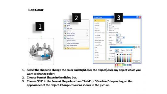PowerPoint Presentation Marketing Circular Ppt Slides