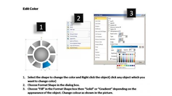PowerPoint Presentation Marketing Donut With Core Ppt Backgrounds