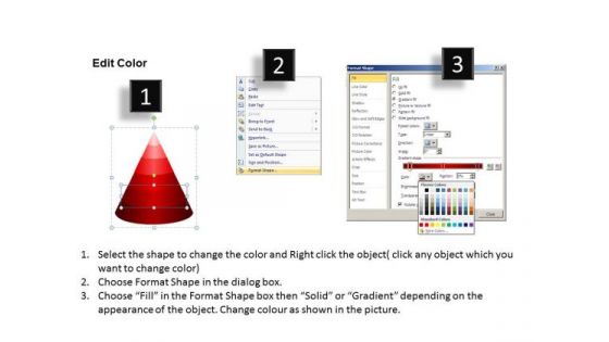 PowerPoint Presentation Process Bulleted List Pyramid Ppt Design