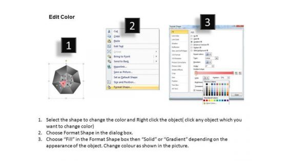 PowerPoint Presentation Process Circular Quadrant Ppt Designs