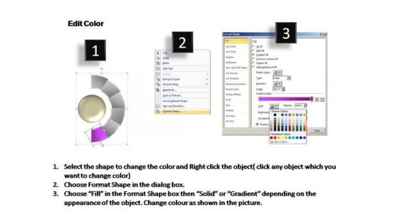 PowerPoint Presentation Process Semi Circle Ppt Theme