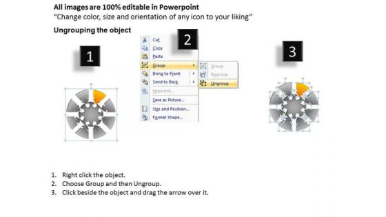 PowerPoint Presentation Sales Round Chart Ppt Template