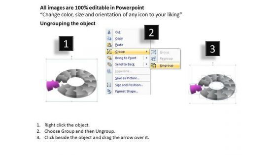 PowerPoint Presentation Strategy Circular Ppt Slides