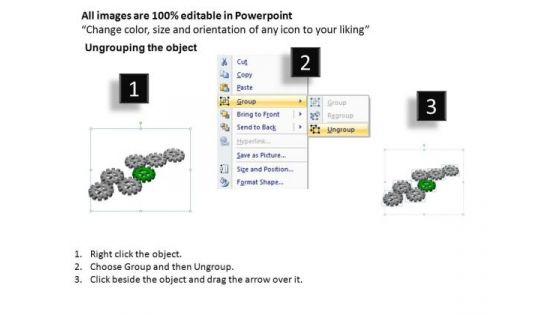 PowerPoint Presentation Strategy Gears Process Ppt Slide Designs