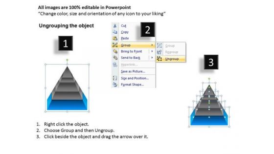 PowerPoint Presentation Strategy Pyramid Ppt Process