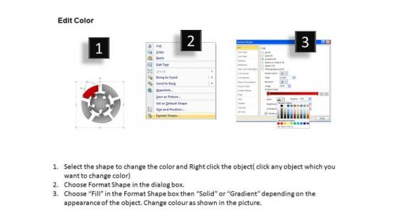 PowerPoint Presentation Strategy Round Process Flow Chart Ppt Design Slides