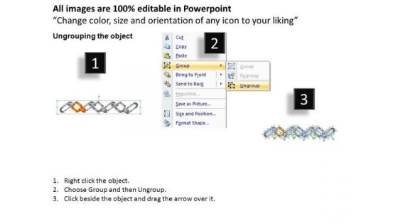 PowerPoint Presentation Teamwork Chains Ppt Process