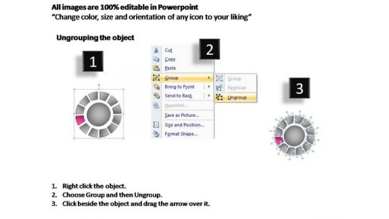 PowerPoint Presentation Teamwork Donut With Core Ppt Template