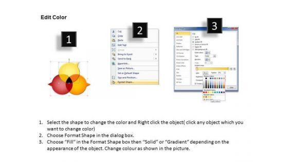 PowerPoint Presentation Teamwork Four Overlapping Ppt Design