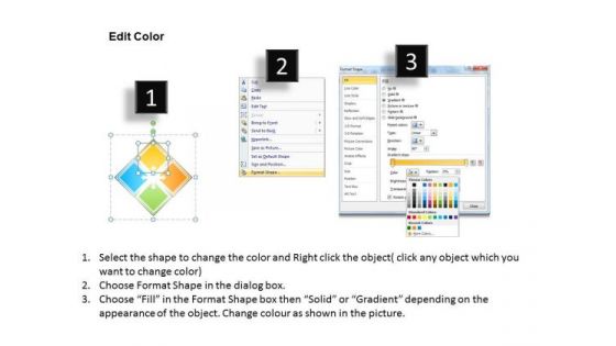 PowerPoint Presentations Process Information Diagram Circular Flow Slides