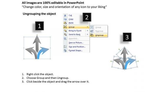 PowerPoint Presentations Process Relative Circular Arrow Network Templates