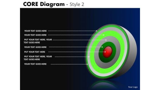 PowerPoint Process Business Competition Core Diagram Ppt Layout