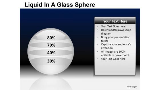 PowerPoint Process Business Competition Liquid In A Balls Sphere Ppt Templates