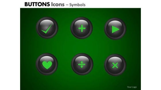 PowerPoint Process Business Education Buttons Icons Ppt Layout