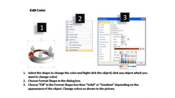 PowerPoint Process Chart Circular Ppt Themes