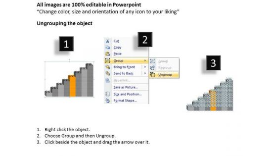 PowerPoint Process Chart Lego Blocks Ppt Design