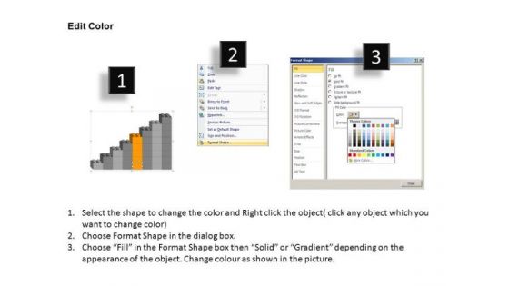 PowerPoint Process Chart Lego Blocks Ppt Design