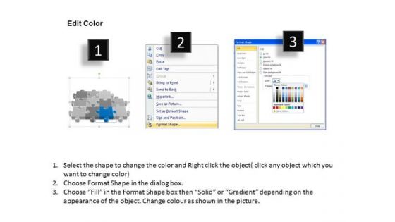 PowerPoint Process Chart Puzzle Process Ppt Slide Designs