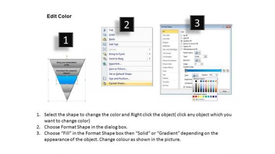 PowerPoint Process Chart Pyramid Process Ppt Layout