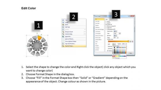 PowerPoint Process Chart Round Chart Ppt Presentation