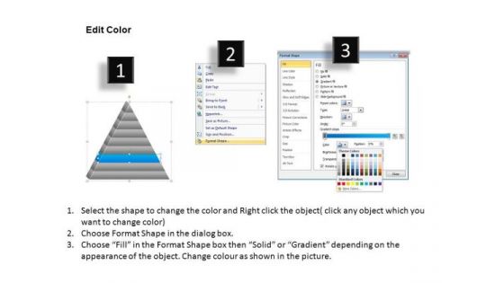 PowerPoint Process Chart Triangle Process Ppt Slide