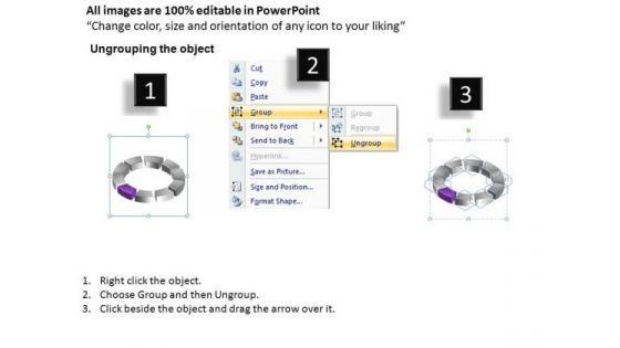 PowerPoint Process Circle Chart Ring Process Ppt Designs
