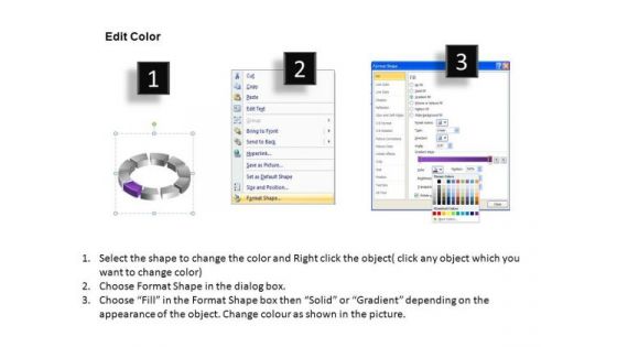 PowerPoint Process Circle Chart Ring Process Ppt Designs