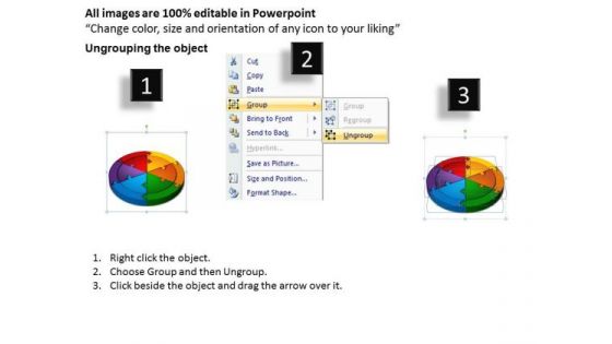 PowerPoint Process Circle Puzzle Pieces Success Ppt Presentation