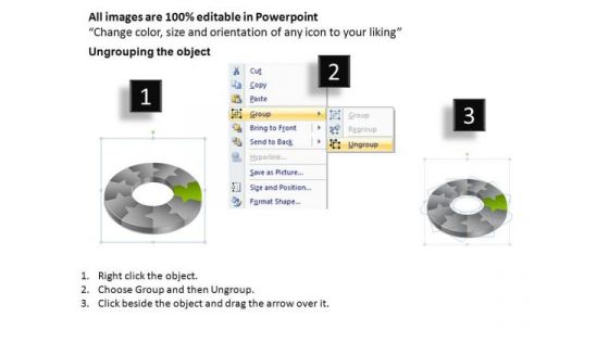 PowerPoint Process Company Circular Ppt Template