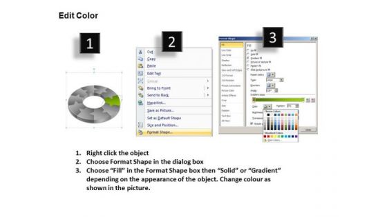 PowerPoint Process Company Circular Ppt Template