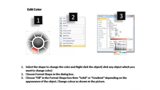 PowerPoint Process Company Circular Process Ppt Design Slides