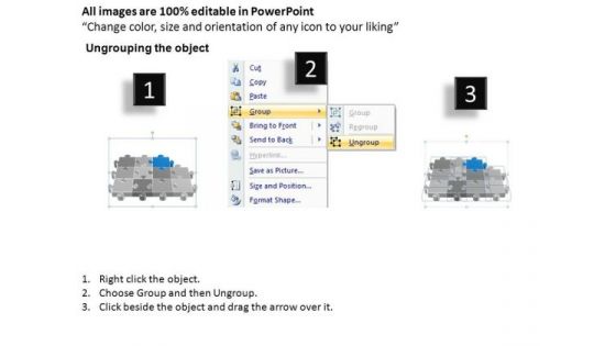 PowerPoint Process Company Puzzle Process Ppt Presentation Designs