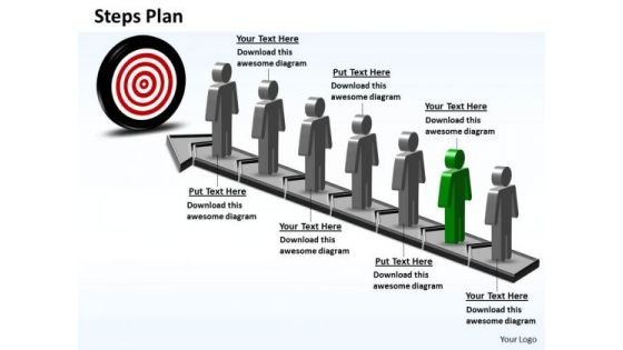 PowerPoint Process Company Steps Plan 7 Stages Style 6 Ppt Template