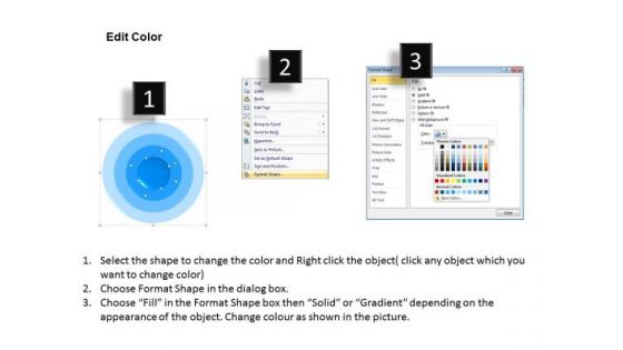 PowerPoint Process Company Strategy 3d Circular Chart List Core Diagrams Ppt Presentation