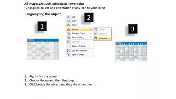 PowerPoint Process Company Success August Calendar 2012 Ppt Templates