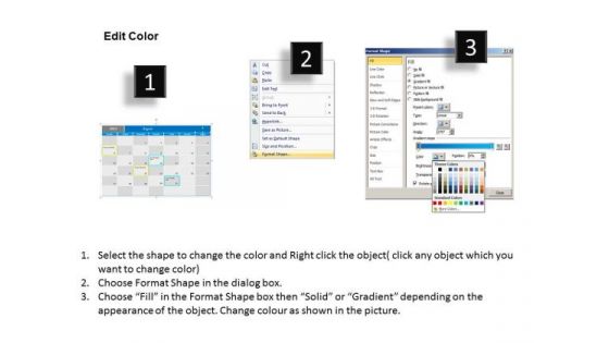 PowerPoint Process Company Success August Calendar 2012 Ppt Templates