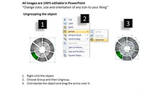 PowerPoint Process Diagram Double Ring Ppt Presentation Designs