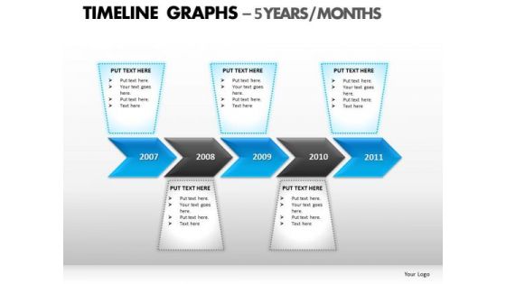 PowerPoint Process Download Timeline Graphs Ppt Template