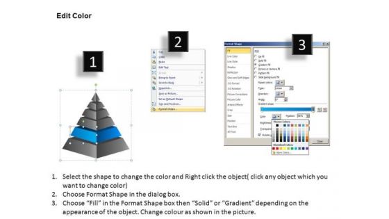 PowerPoint Process Editable Cone Diagram Ppt Slide Designs